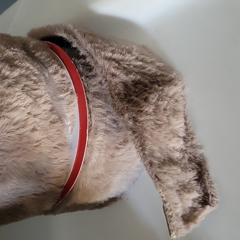 Fuzzy Tan Ribbon - Picture 4 of 4